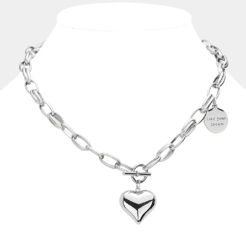 Dream Heart Link Necklace