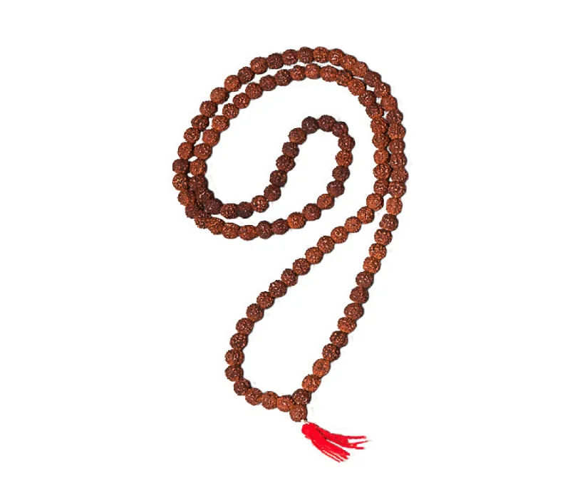 Rudraksha Beads, Necklace, Protects Against Negative Energy, Traditional