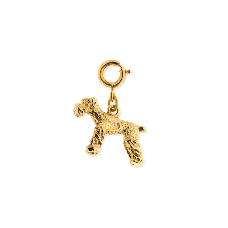 1928 Jewelry® 14K Gold Dipped Schnauzer Dog Charm