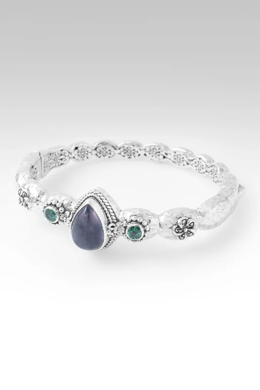 Storms Calmed Bangle™ in Rainbow Fluorite