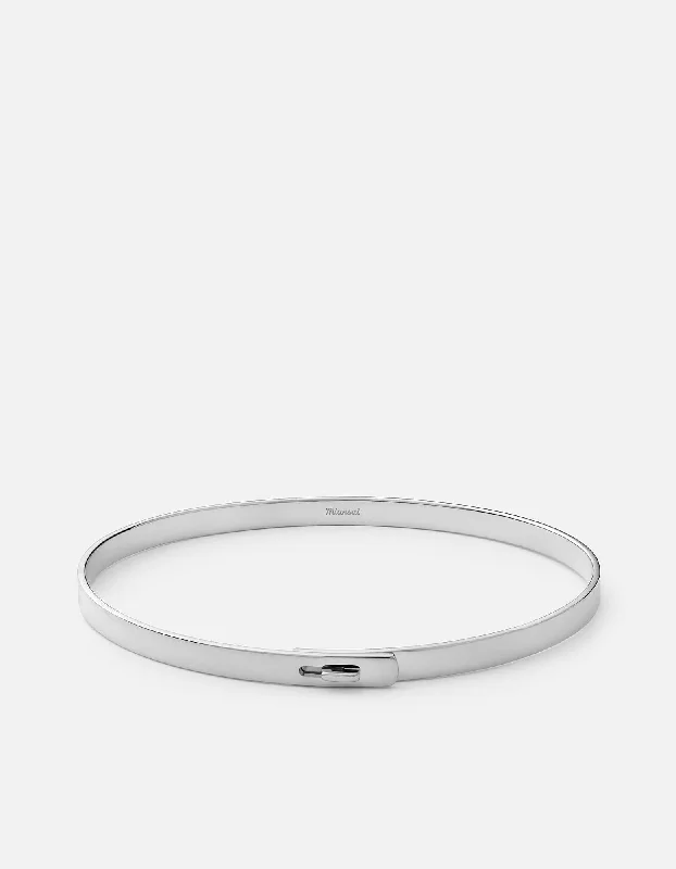 Thin Standard Cuff, Sterling Silver