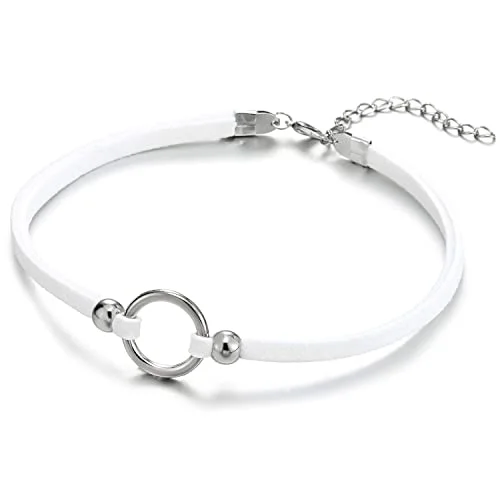 C-Metal Color:Silver; Cotton Cord Color:White