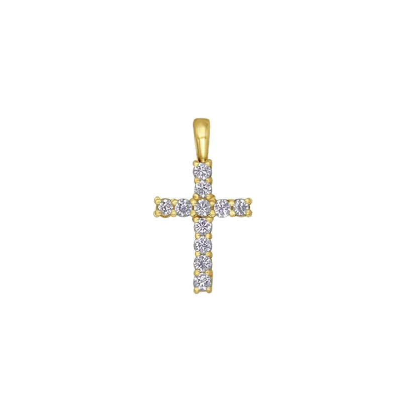 CROSS PENDANT - VERMEIL SILVER