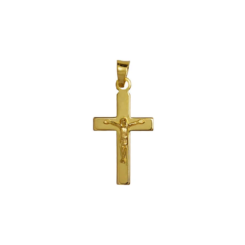 CRUCIFIX PENDANT - VERMEIL SILVER