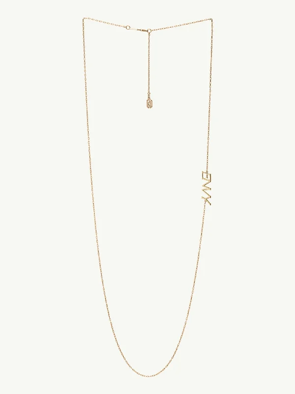 Envy Pendant Necklace In 18K Yellow Gold