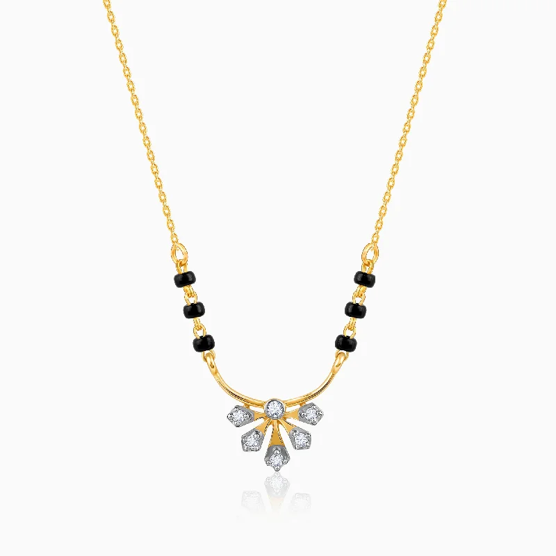 Gold Gleam Diamond Mangalsutra