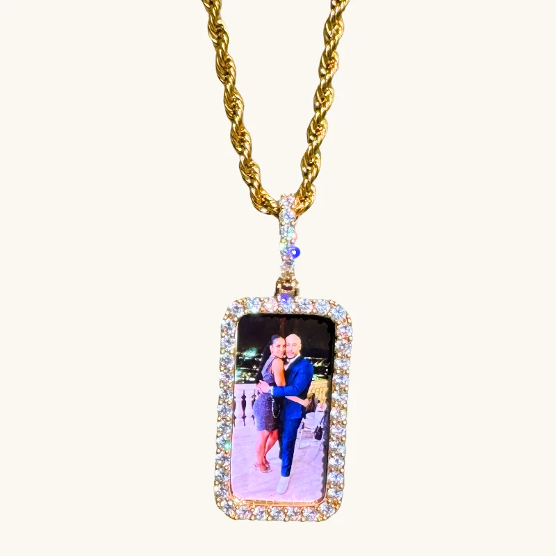 Rectangular Picture Necklace