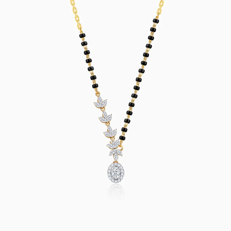 Gold Rhea Diamond Mangalsutra