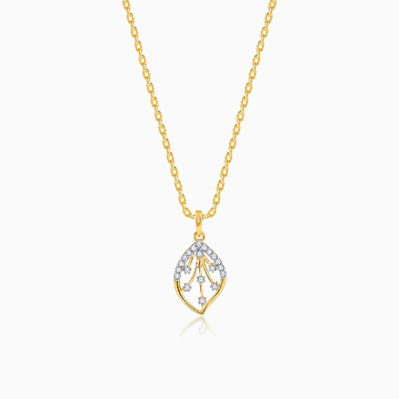 Gold Sublime Diamond Pendant