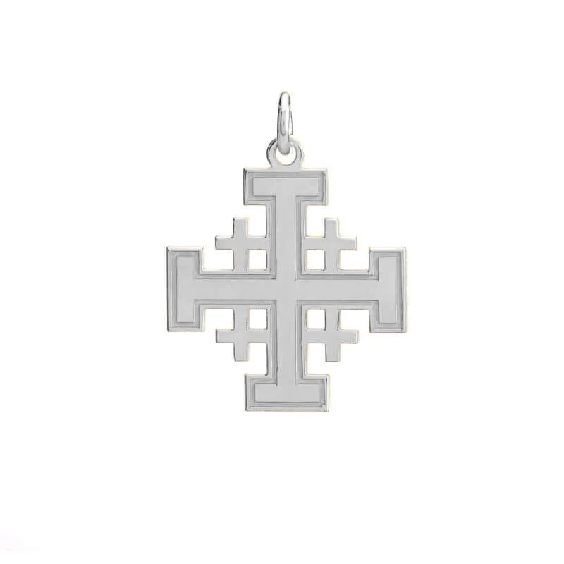 JERUSALEM CROSS - SILVER