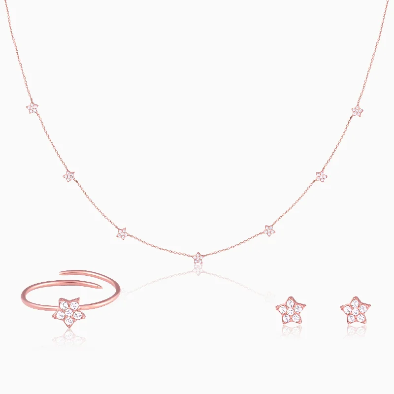 Rose Gold Star Constellation Set