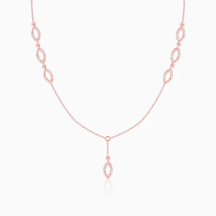 Rose Gold Regal Radiance Necklace