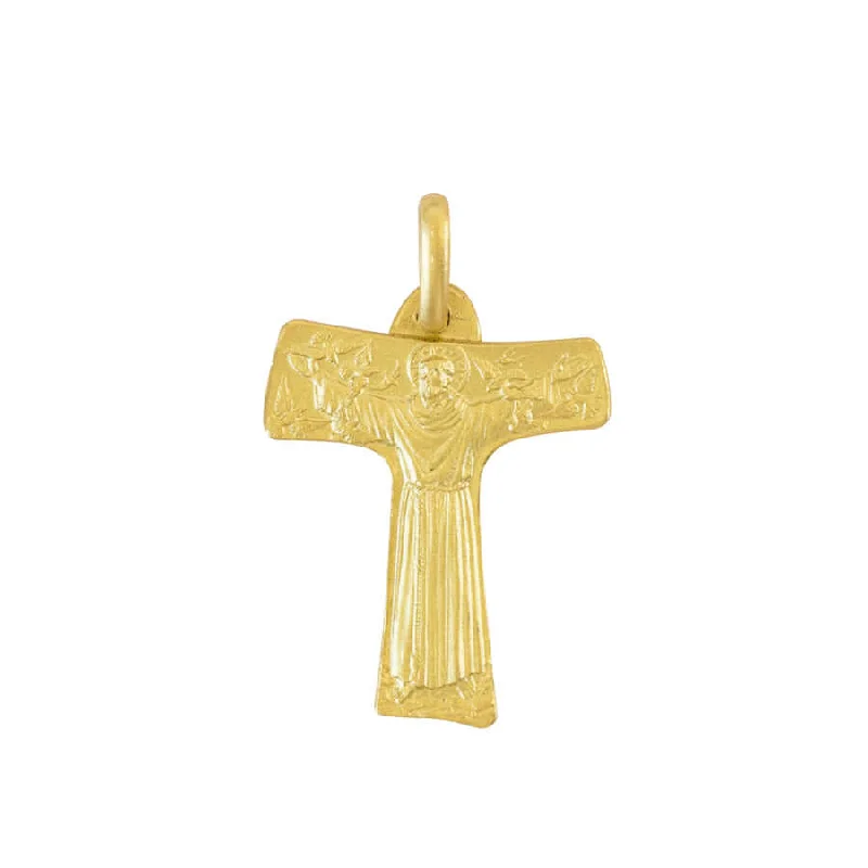 SAINT FRANCIS - TAU CROSS - GOLD