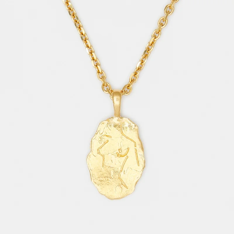 Dieu créa Necklace in Gold for Him