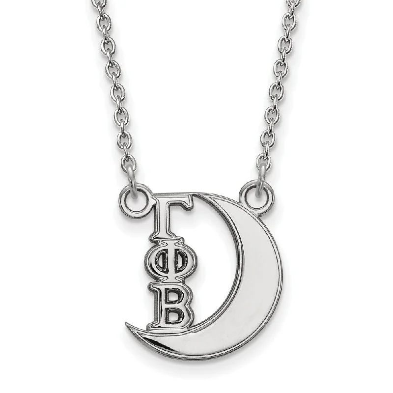 Sterling Silver Gamma Phi Beta XS (Tiny) Necklace