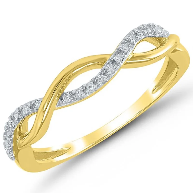 1/20 CTW Diamond Ring in 10KT Yellow Gold