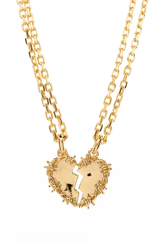 Breakable Heart Necklace I Gold