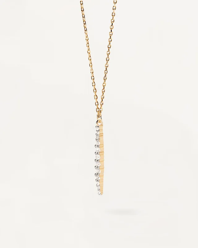 Diamonds and Gold Kate Necklace