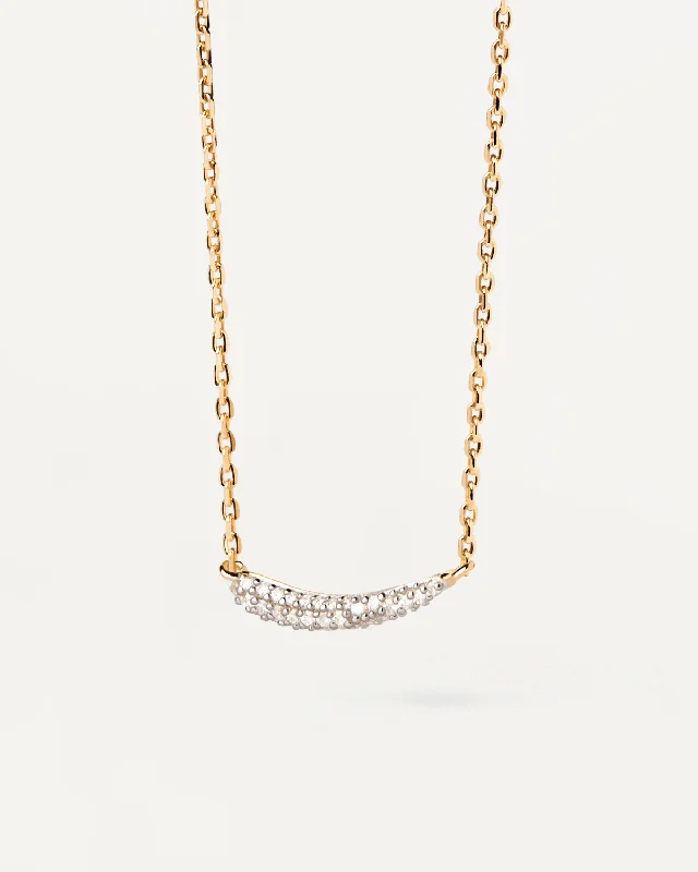 Diamonds and gold Nilo necklace