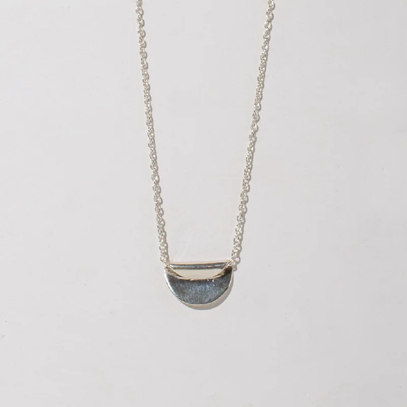 Enfold Necklace - Sterling Silver