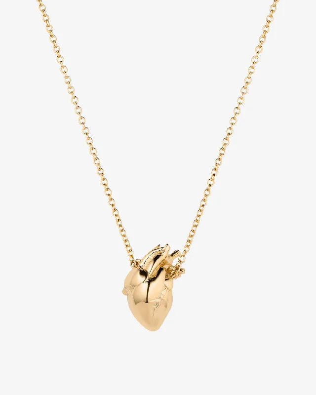 Jumbo Anatomical Heart Necklace