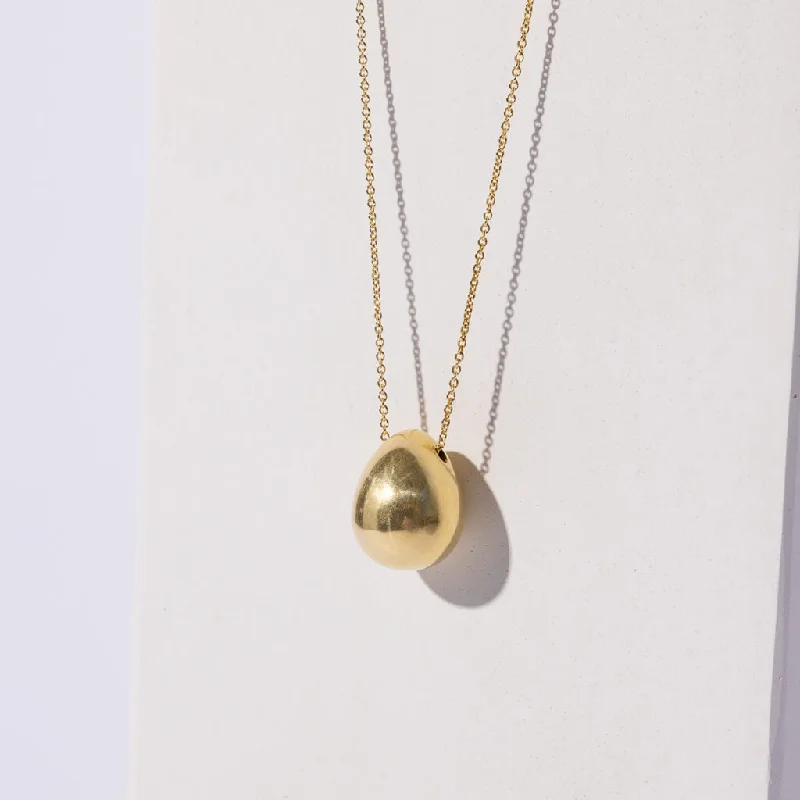 Pod Necklace - Brass