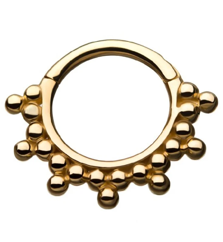 14kt Gold Fuse Hinged Segment Ring