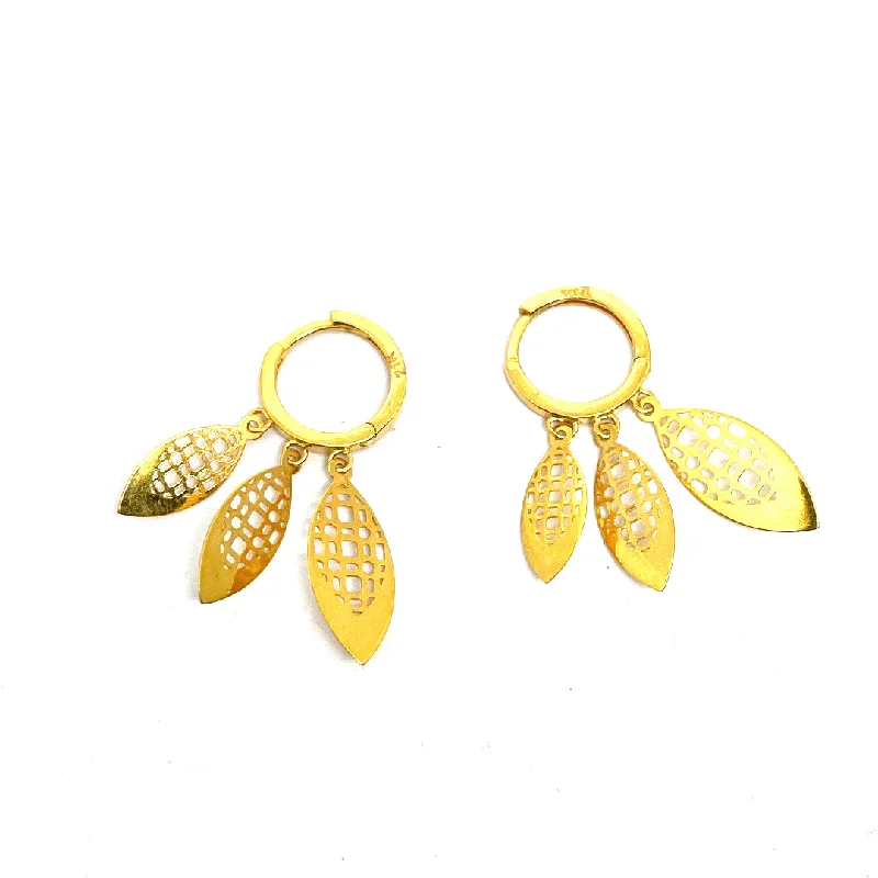 21K Gold Earrings