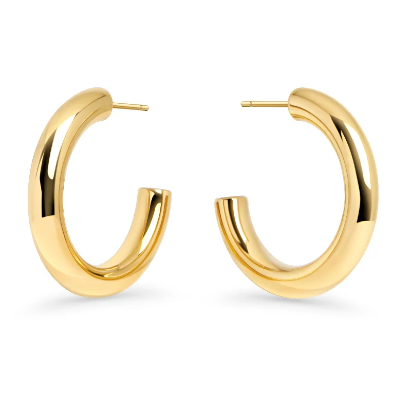 Lara Medium Hoop Earrings