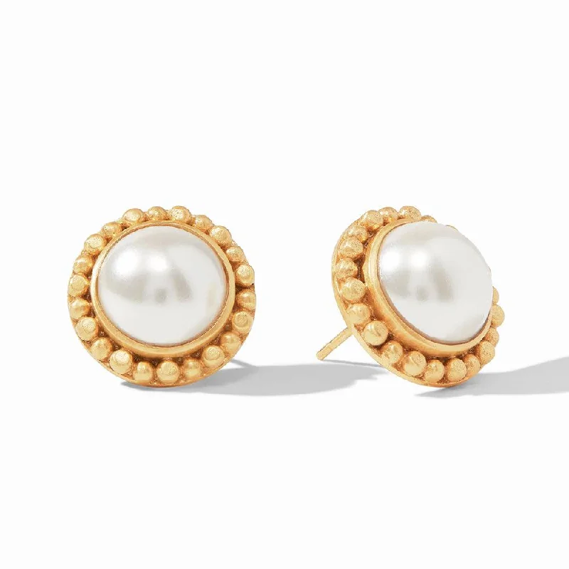 Marbella Pearl Stud Earrings